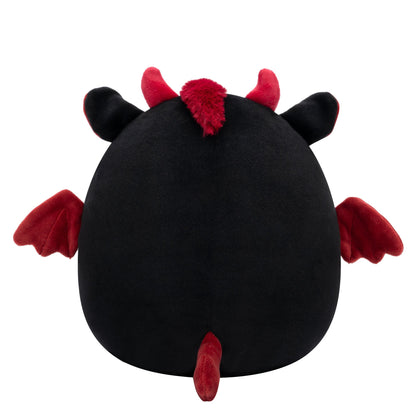 Squishmallows - Squishmallows 8" Rebecca the Black and Maroon Jersey Devil | Jazwares