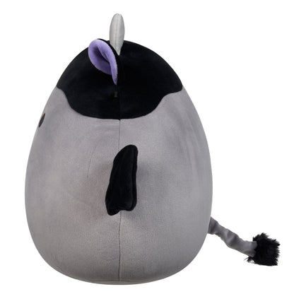 Squishmallows - Squishmallows 12" Bridgette the Grey and Black Cow Bat | Jazwares