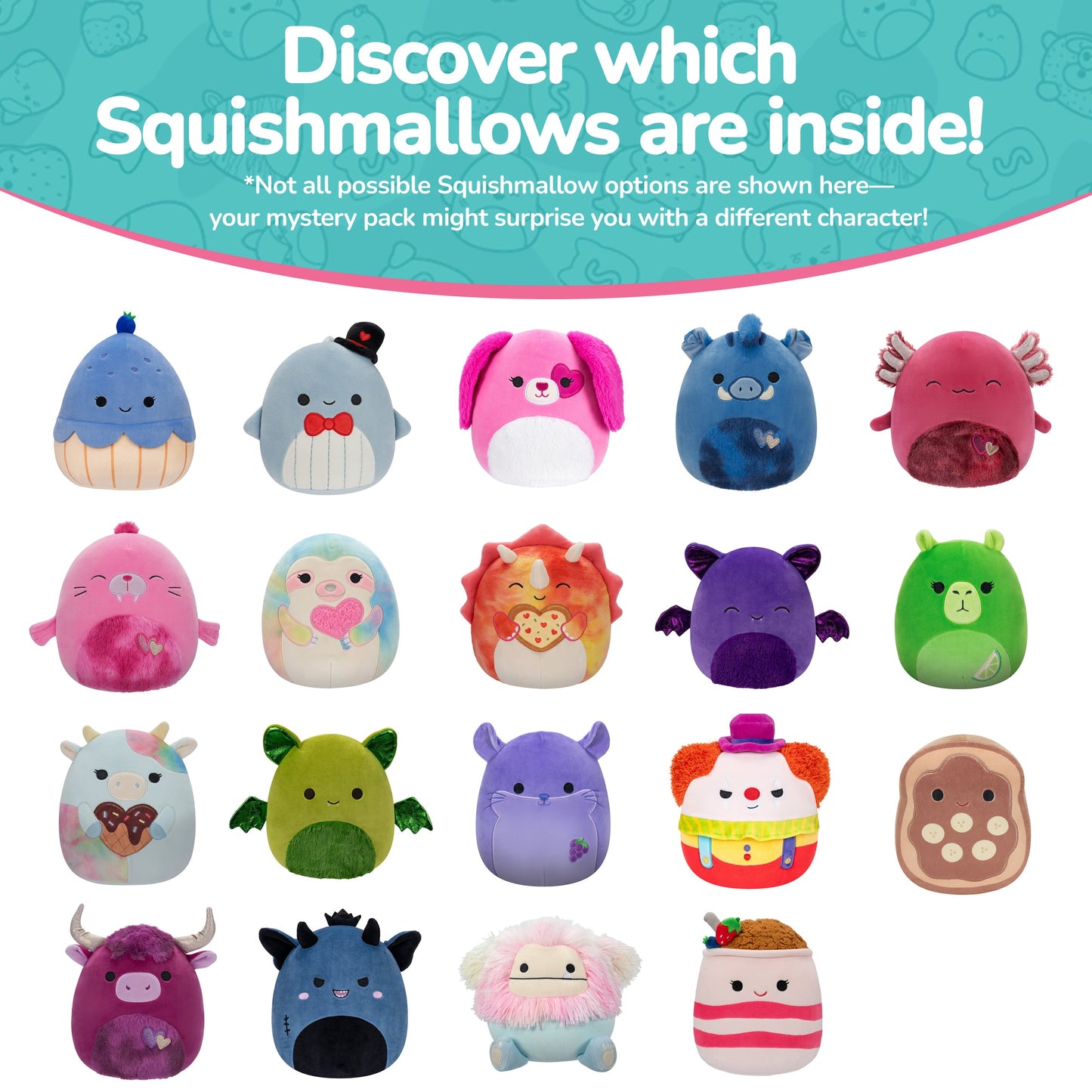 Squishmallows - Squishmallows 8-Inch Mystery Plush 8 Pack | Jazwares