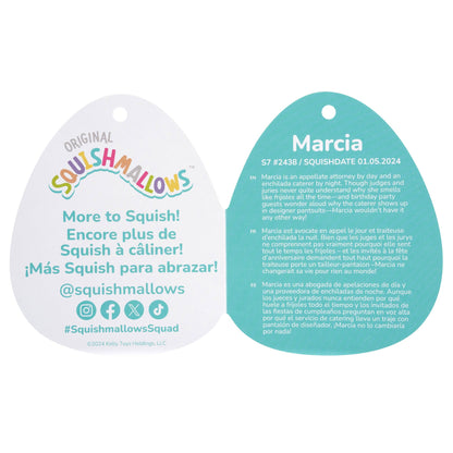 Squishmallows - Squishmallows 8" Marcia the Maroon Capybara | Jazwares