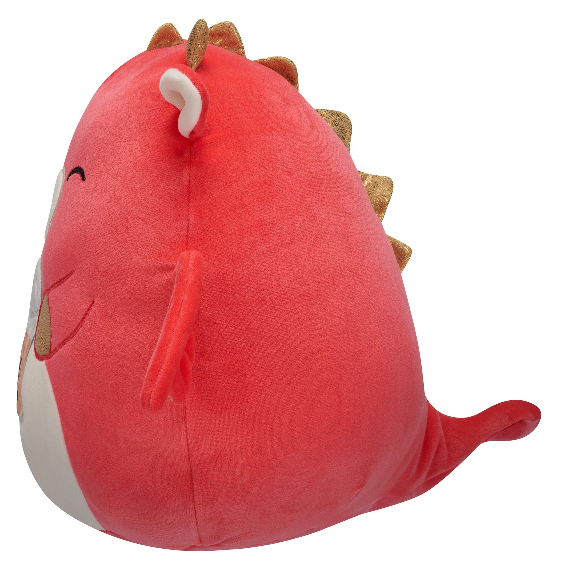 Squishmallows - Squishmallows 12" Baiden the Red Dragon with Boba Drink | Jazwares