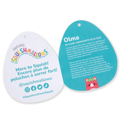 Squishmallows - Squishmallows Olma the Strawberry Cat | Jazwares