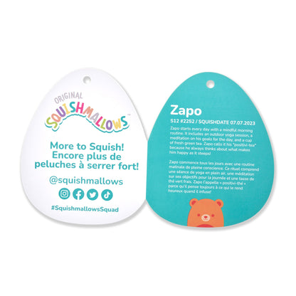 Squishmallows - Squishmallows 12" Zapo the Neon Orange Bear | Jazwares