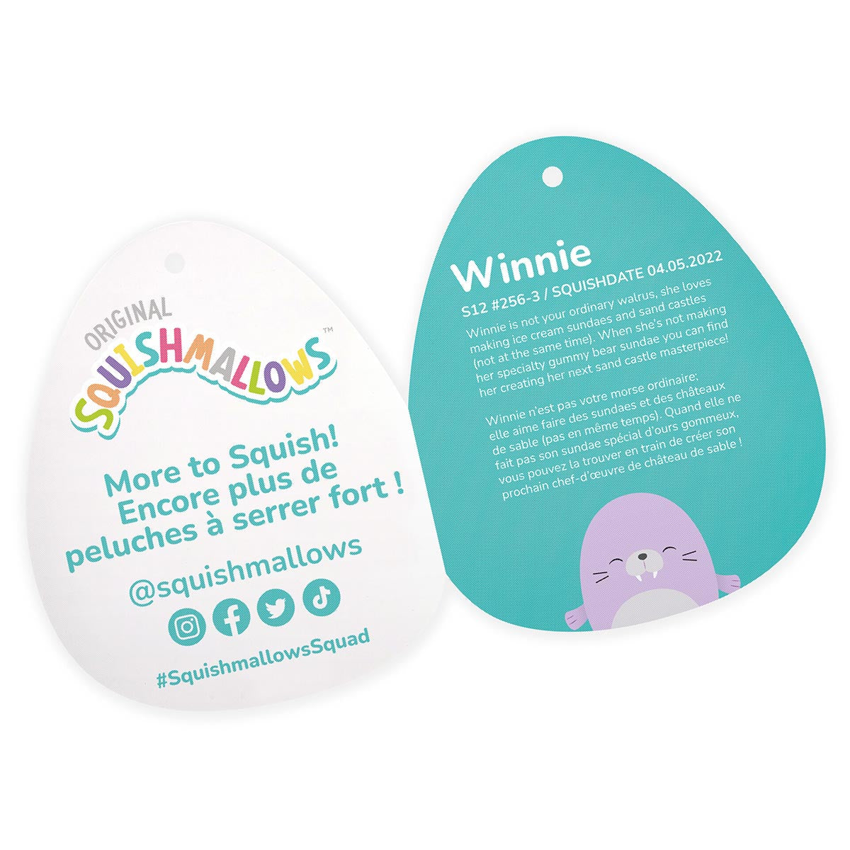 Squishmallows - Squishmallows 12" Winnie the Purple Walrus | Jazwares