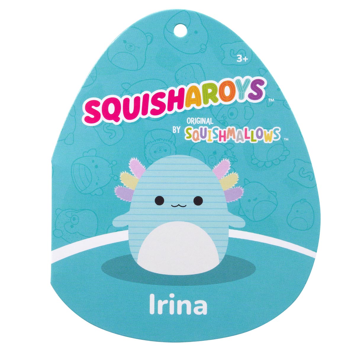 Squishmallows - Squishmallows 8" Irina the Teal Corduroy Axolotl | Jazwares