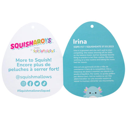 Squishmallows - Squishmallows 8" Irina the Teal Corduroy Axolotl | Jazwares