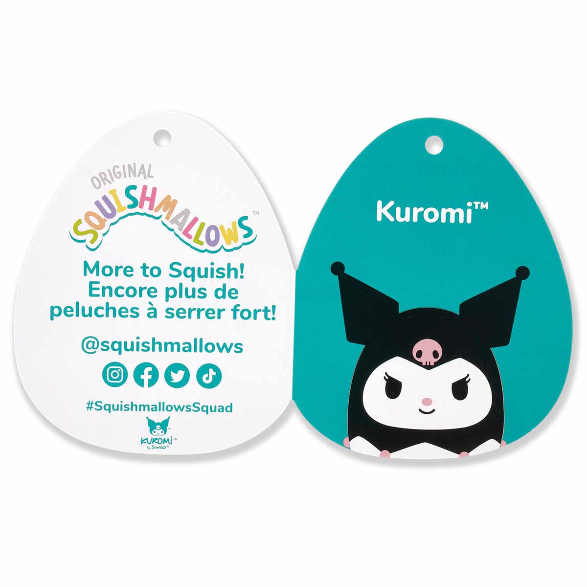 Squishmallows - Hello Kitty and Friends Kuromi Squishmallows | Jazwares