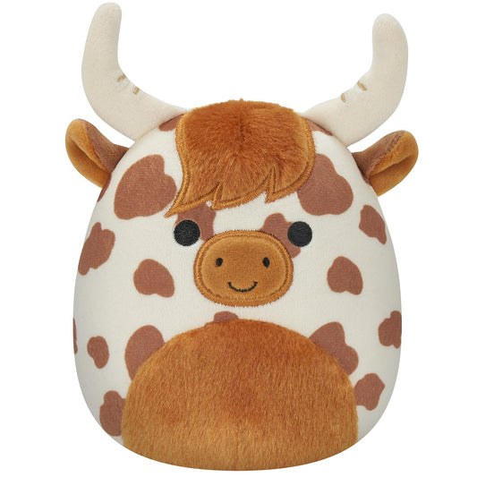 Squishmallows - Squishmallows Alonzo the Brown Spotted Highland Cow | Jazwares