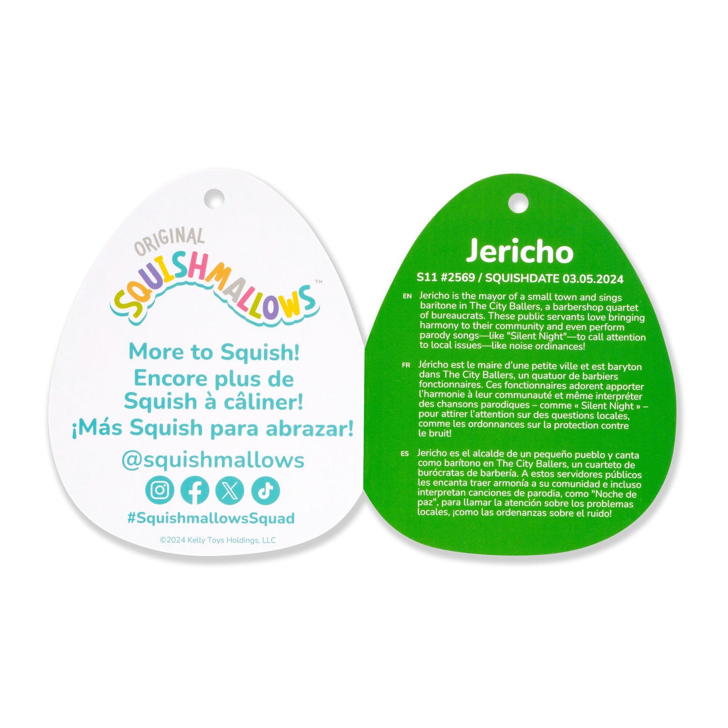 Squishmallows - Squishmallows 12" Jericho the Gingerbread Cow | Jazwares