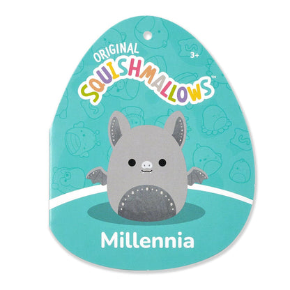 Squishmallows - Squishmallows Millennia the Grey Velvet Bat | Jazwares