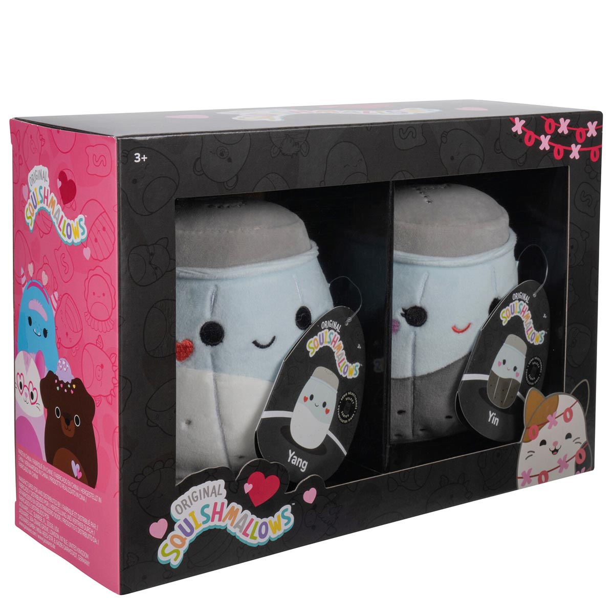 Squishmallows - Squishmallows 5" Valentine’s Salt & Pepper 2-Pack | Jazwares