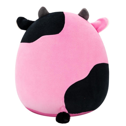 Squishmallows - Squishmallows 8" Pollyanna the Black and Pink Cow | Jazwares
