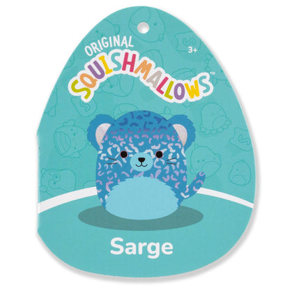 Squishmallows - Squishmallows 8" Sarge the Blue Jaguar with Iridescent Spots | Jazwares