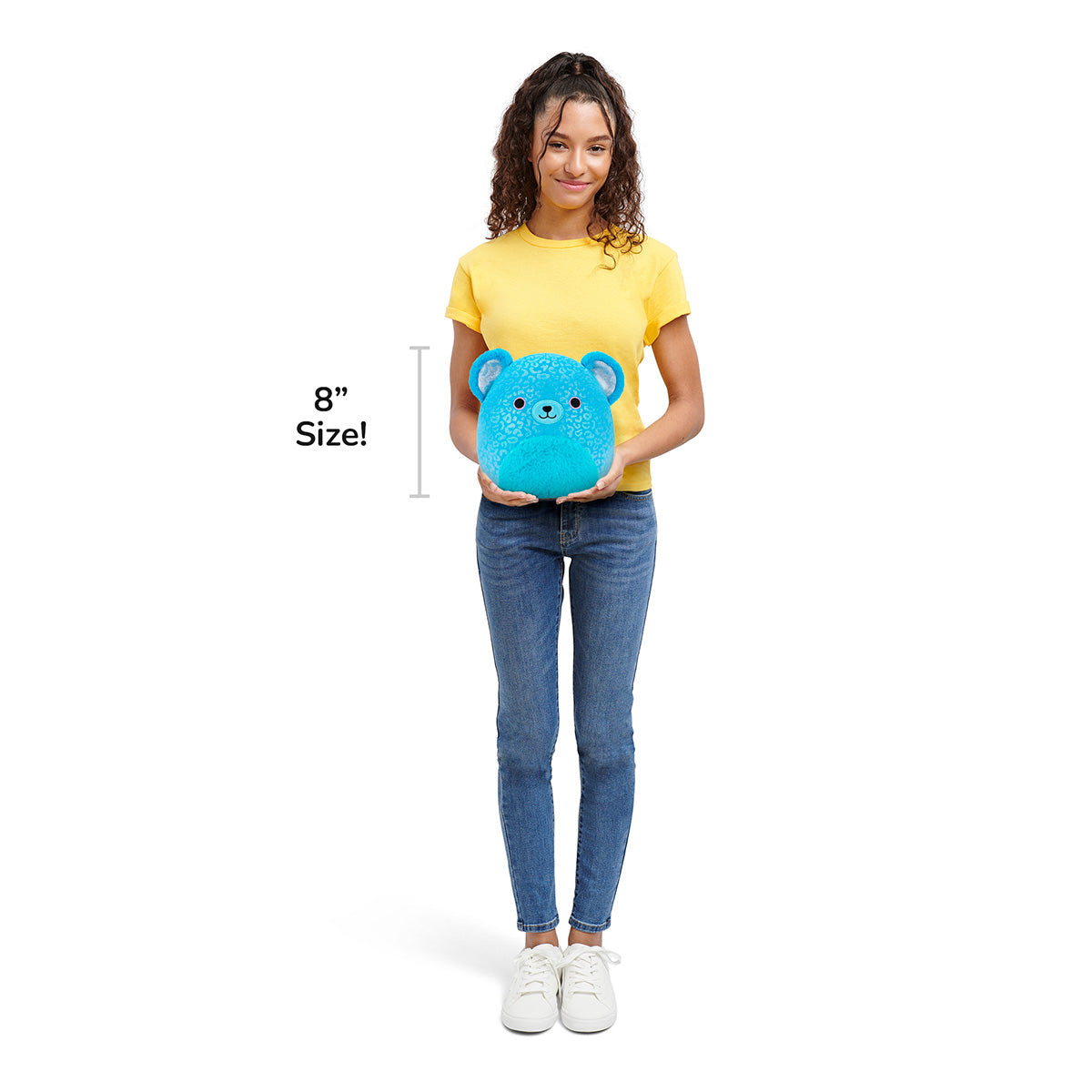 Squishmallows - Squishmallows 8" Sarge the Blue Jaguar with Iridescent Spots | Jazwares