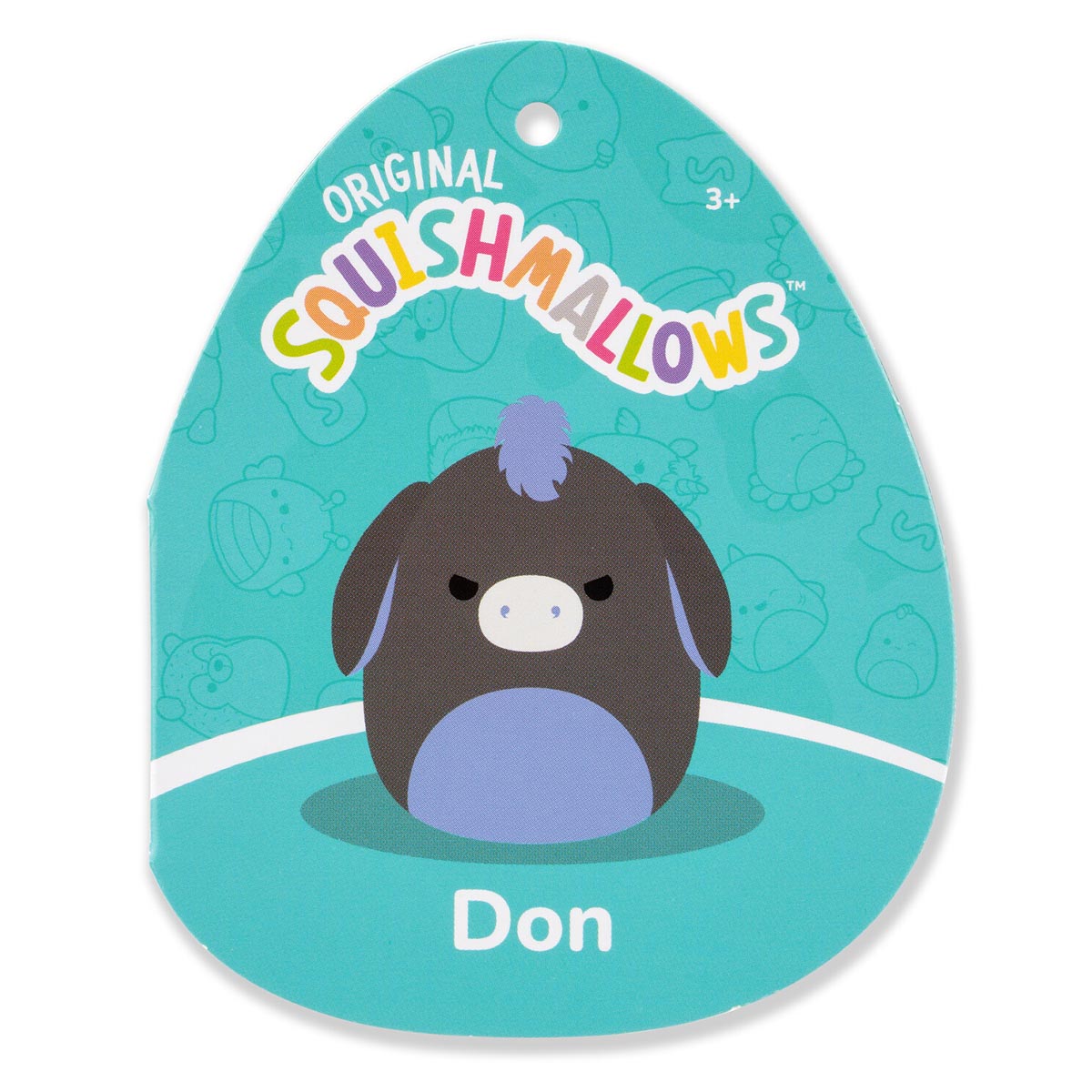 Squishmallows - Squishmallows 5" Don the Charcoal Donkey | Jazwares